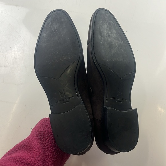 MORESCHI Dublin Dark Brown Suede Cap-Toe Oxford Shoes - Size 8.5 - G61-21 - Picture 8 of 10